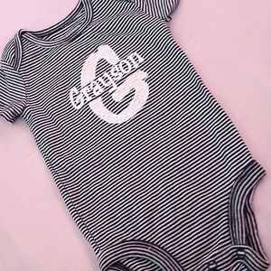 "Grayson"-Embroidered 0-3mos Short-Sleeve, 3/$15.00